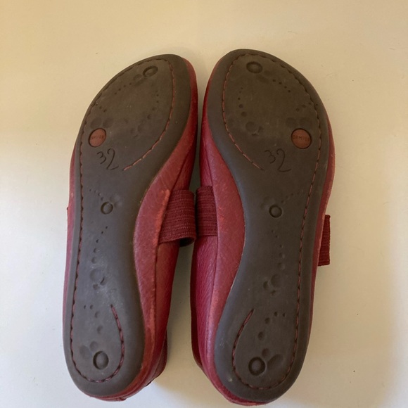 Camper Nina Red Leather Mary Janes Girl’s Size 32 - Picture 5 of 6